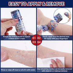 LYBHDAFA glitter stick with parade outfit creating standout sparkle