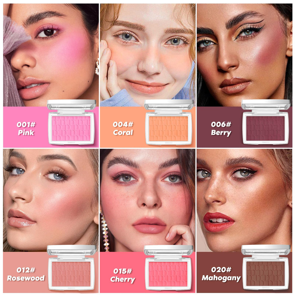 LYBHDAFA open compact with brush illustrating easy on-the-go touch-ups