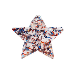 LYLYNB clip paired with party outfit showing holiday-ready styling and eye-catching detail