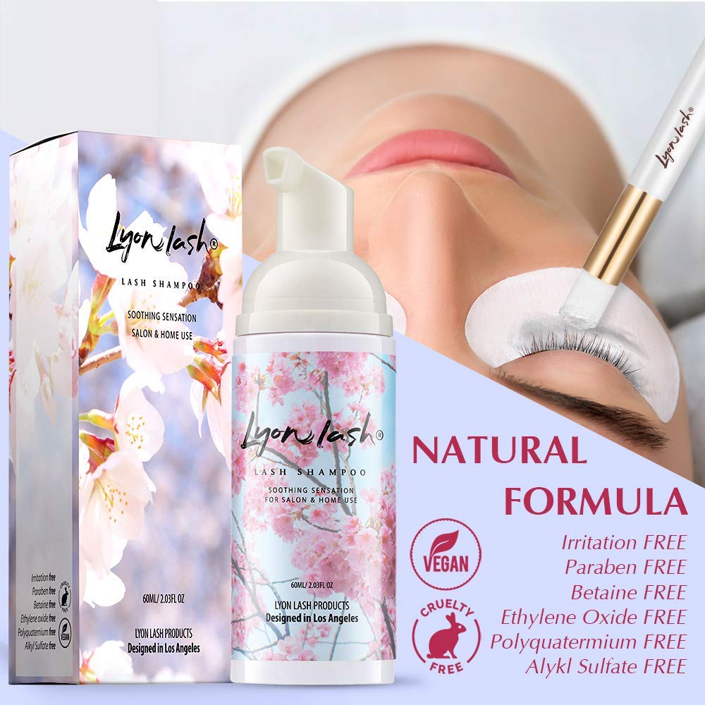 Lyon Lash used by stylist in salon to support professional lash aftercare