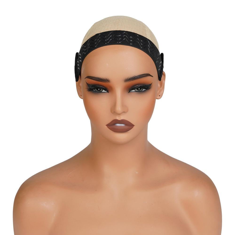 Lyric Selection on model with wig showing improved stability and smoother hairline