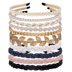 LYroo front packaging showing ten assorted headbands and styles for easy selection