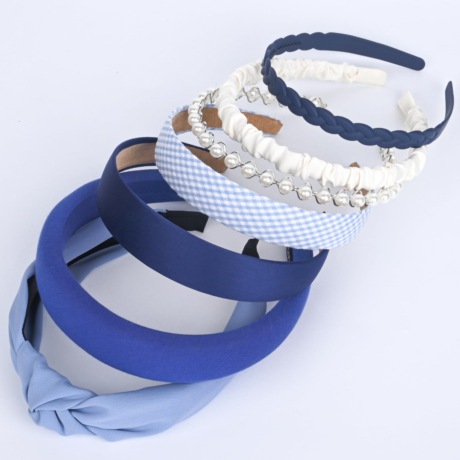 LYroo knotted headband close-up showing knot texture and stylish lift benefit