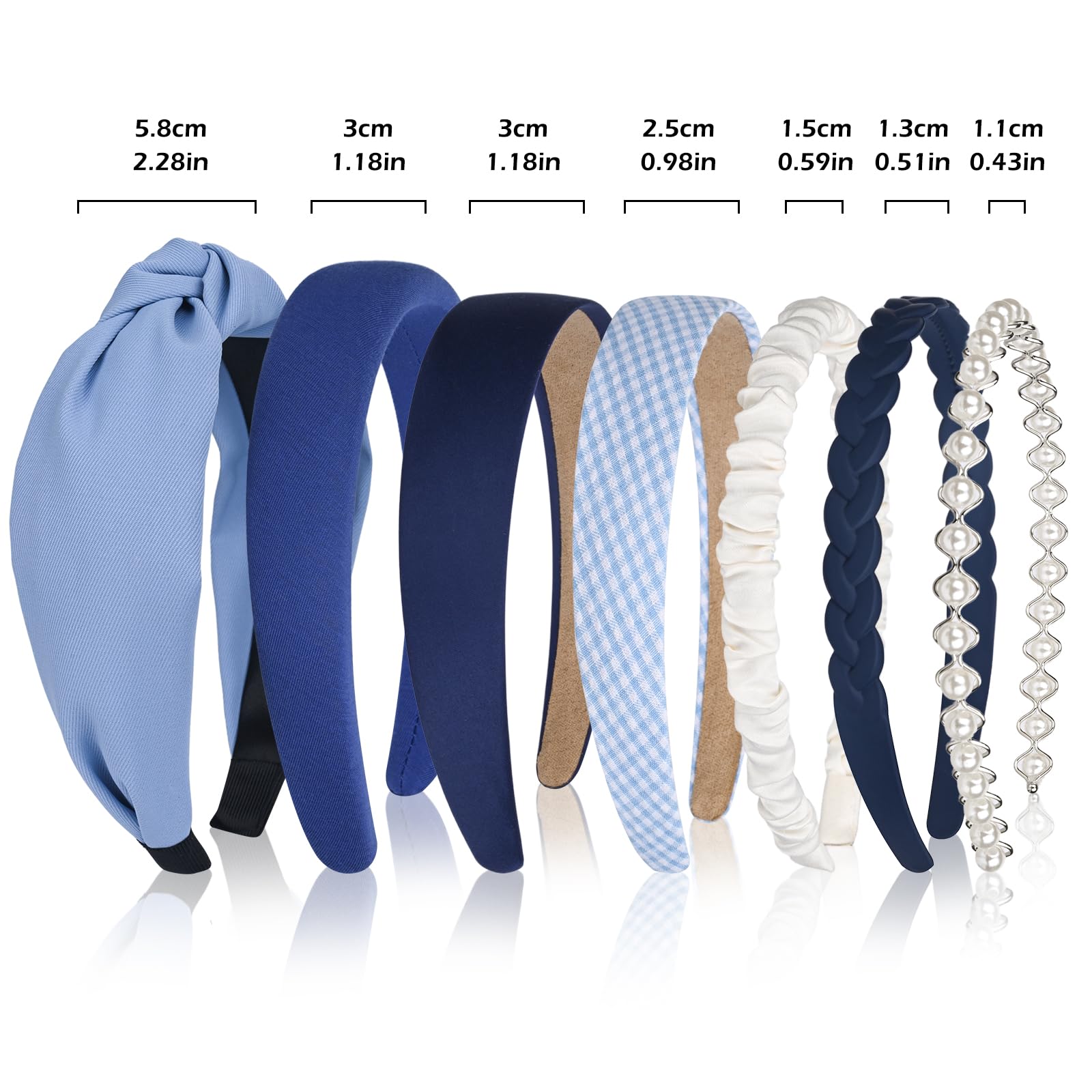 LYroo headbands worn in hair on model demonstrating secure fit and flattering style