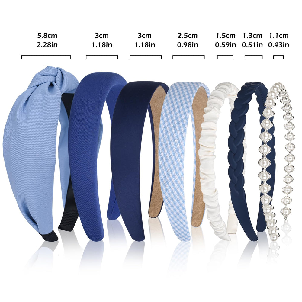 LYroo headbands worn in hair on model demonstrating secure fit and flattering style