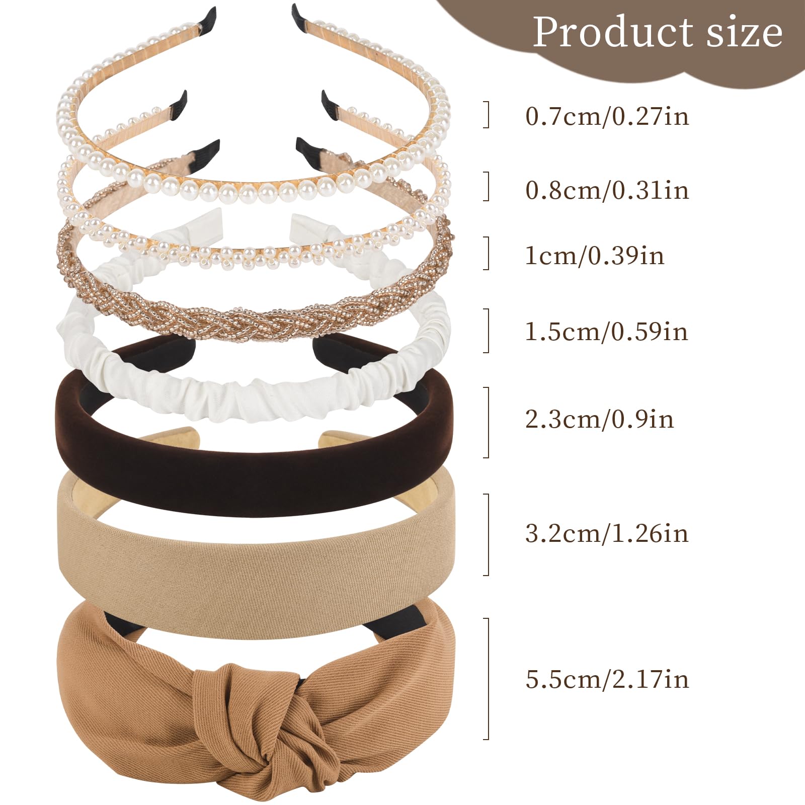 LYroo model wearing padded headband showing stylish everyday look