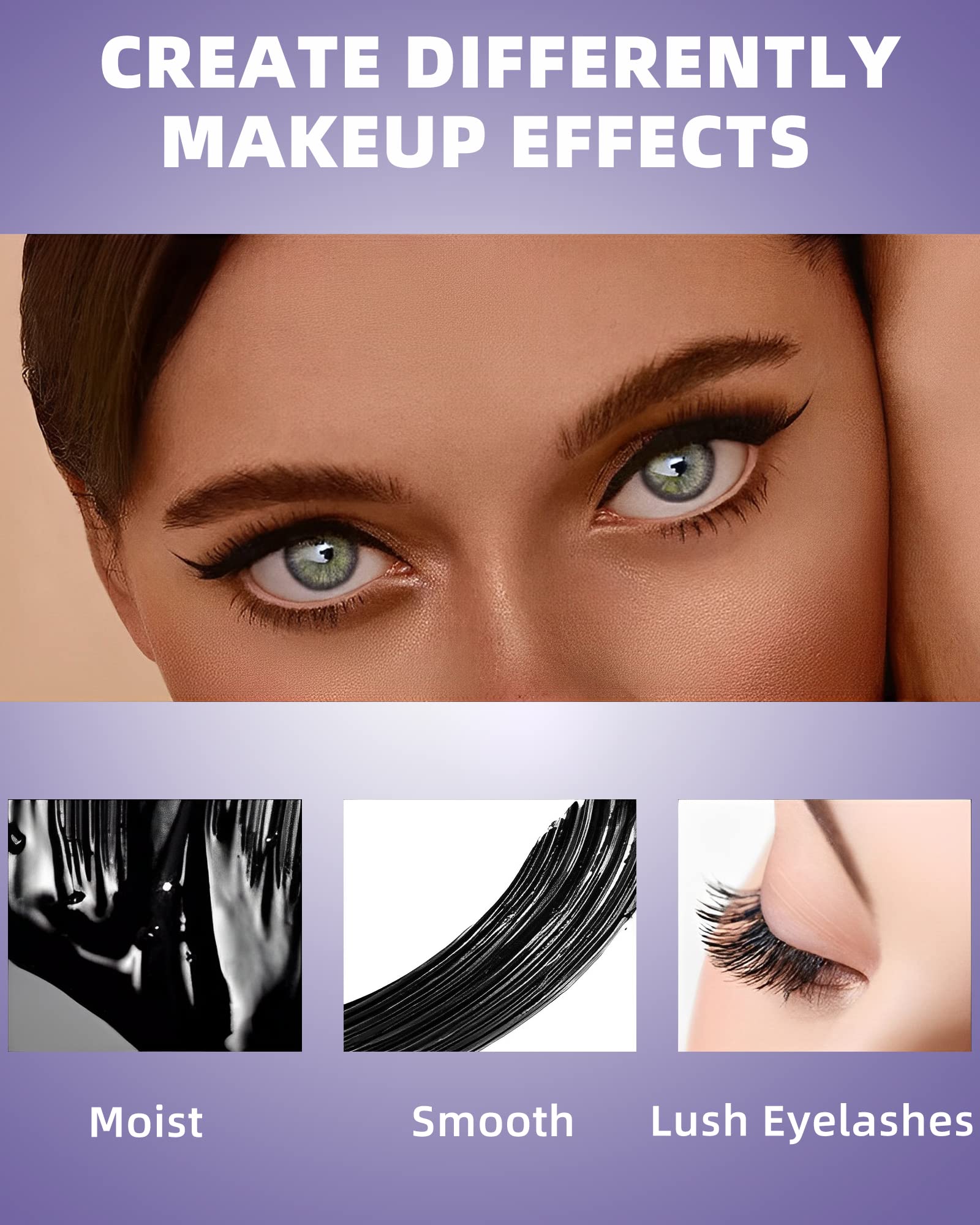 LYSdefeu on-model eyes demonstrating vivid blue lash definition benefit