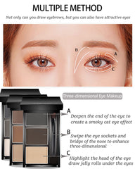 LYSdefeu angled brush close-up for precise brow definition benefit