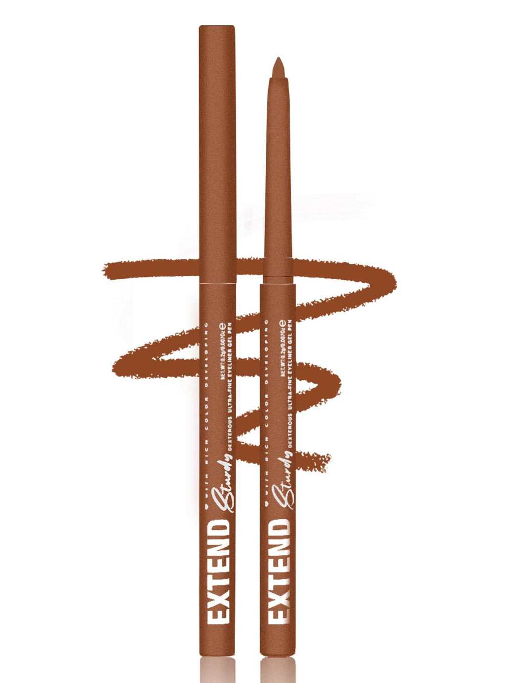 LYSdefeu bronze eyeliner front packaging showing metallic finish and compact design benefit
