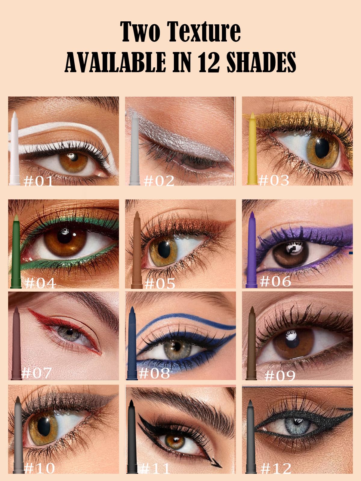 LYSdefeu bronze eyeliner retractable mechanism detail for mess-free, travel-friendly use