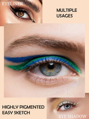 LYSdefeu bronze eyeliner held in hand to show scale and portability for on-the-go touch-ups