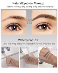 LYSdefeu double brow razor held to show safe trimming and shaping