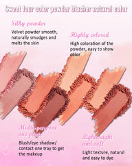 LYSdefeu brush and pans closeup showing silky texture for smooth blendability