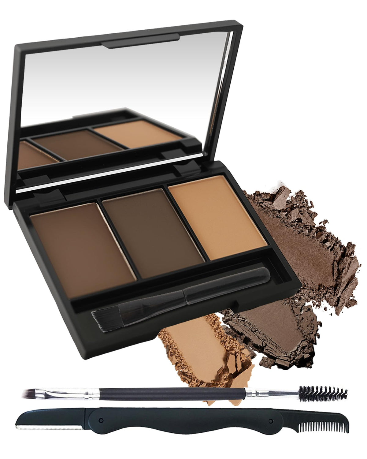 LYSdefeu front packaging showing compact palette and tools for easy travel
