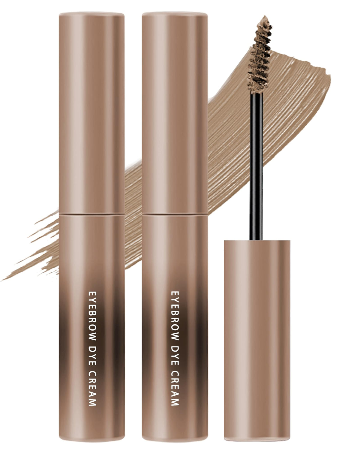 LYSdefeu front packaging showing two brow tint tubes and clear labeling for convenience