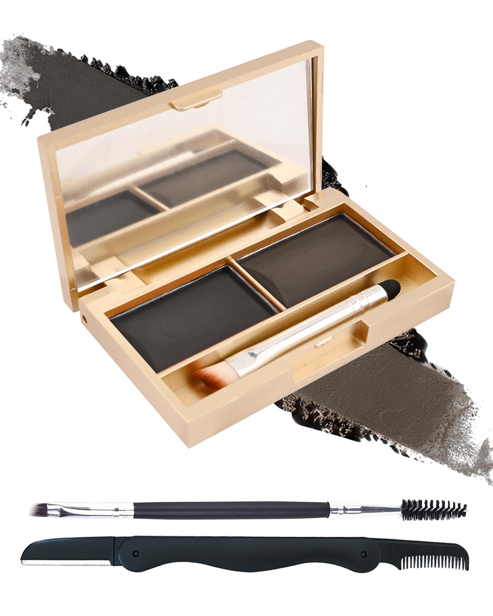 LYSdefeu front packaging showing compact palette and mirror, travel-ready convenience
