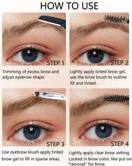 LYSdefeu texture swatch on skin showing tinted gel color and fibers