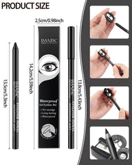 LYSdefeu eyeliner applied in sharp cat-eye demonstrating precise longwear definition