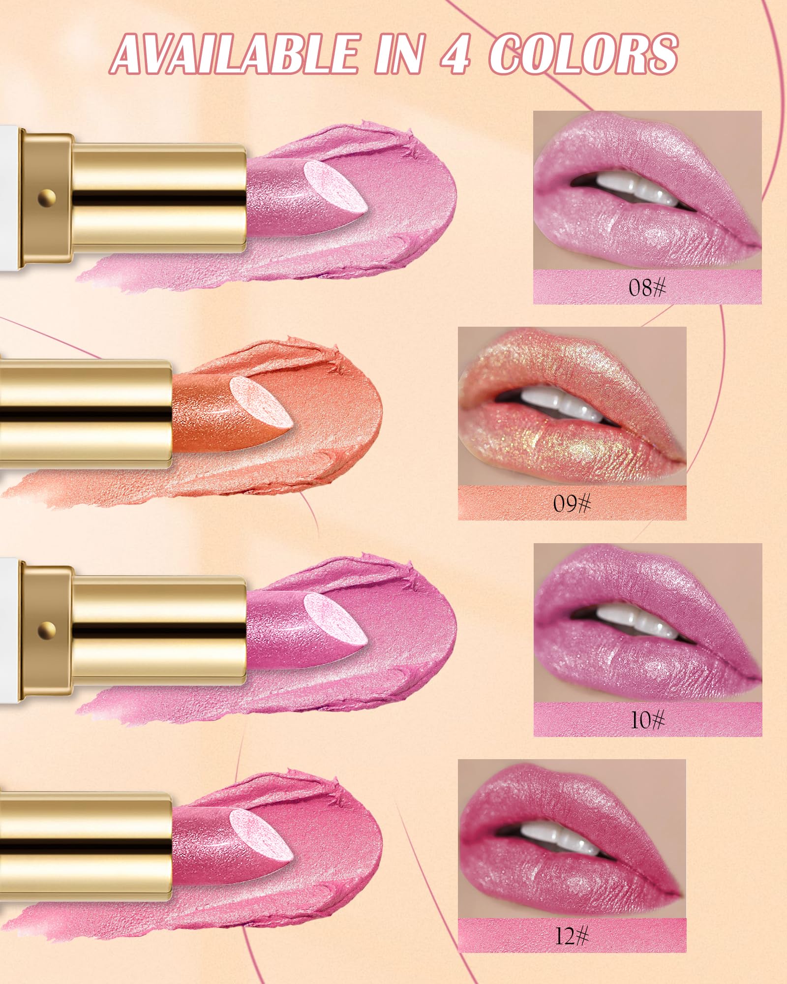 LYSdefeu lipstick held in hand to show compact size and easy on-the-go use