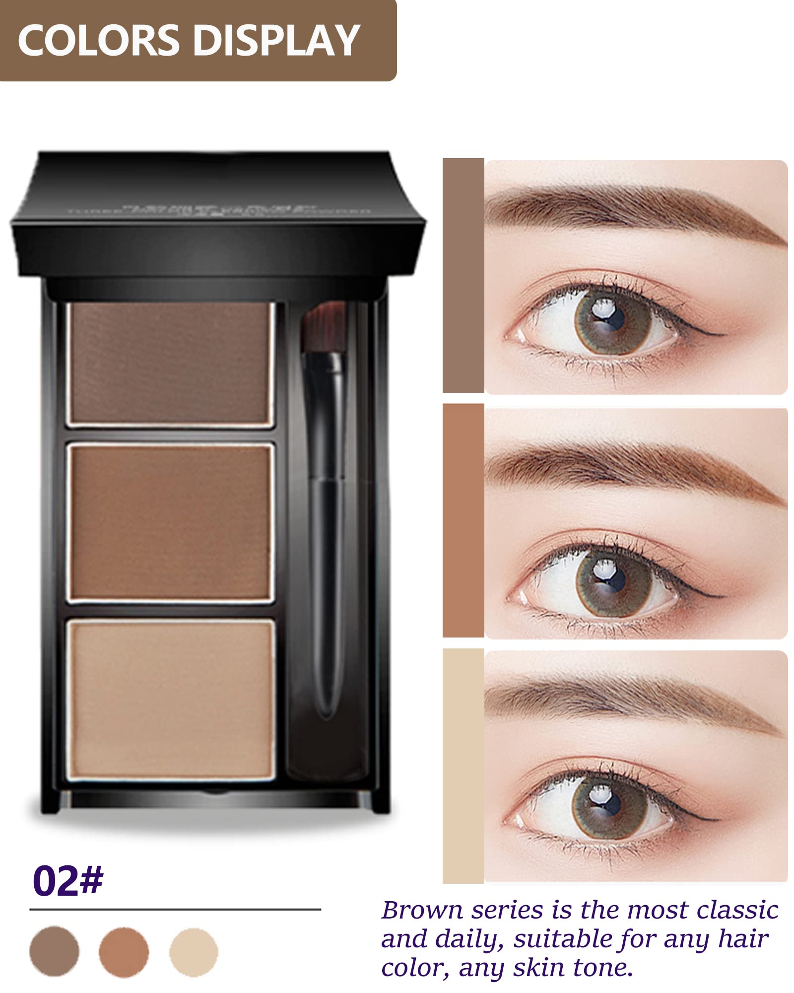 LYSdefeu open palette with mirror and brushes for convenient on-the-go touch ups
