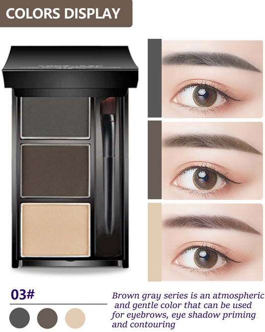 LYSdefeu open palette displaying three matte shades for natural shaping
