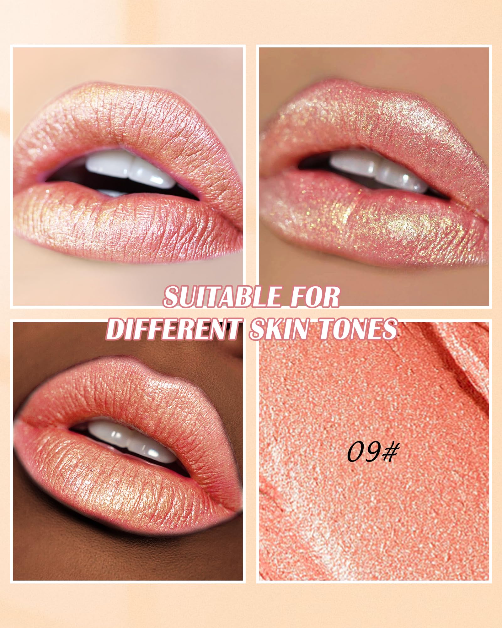 LYSdefeu open tube close-up showing creamy texture and shimmer glide