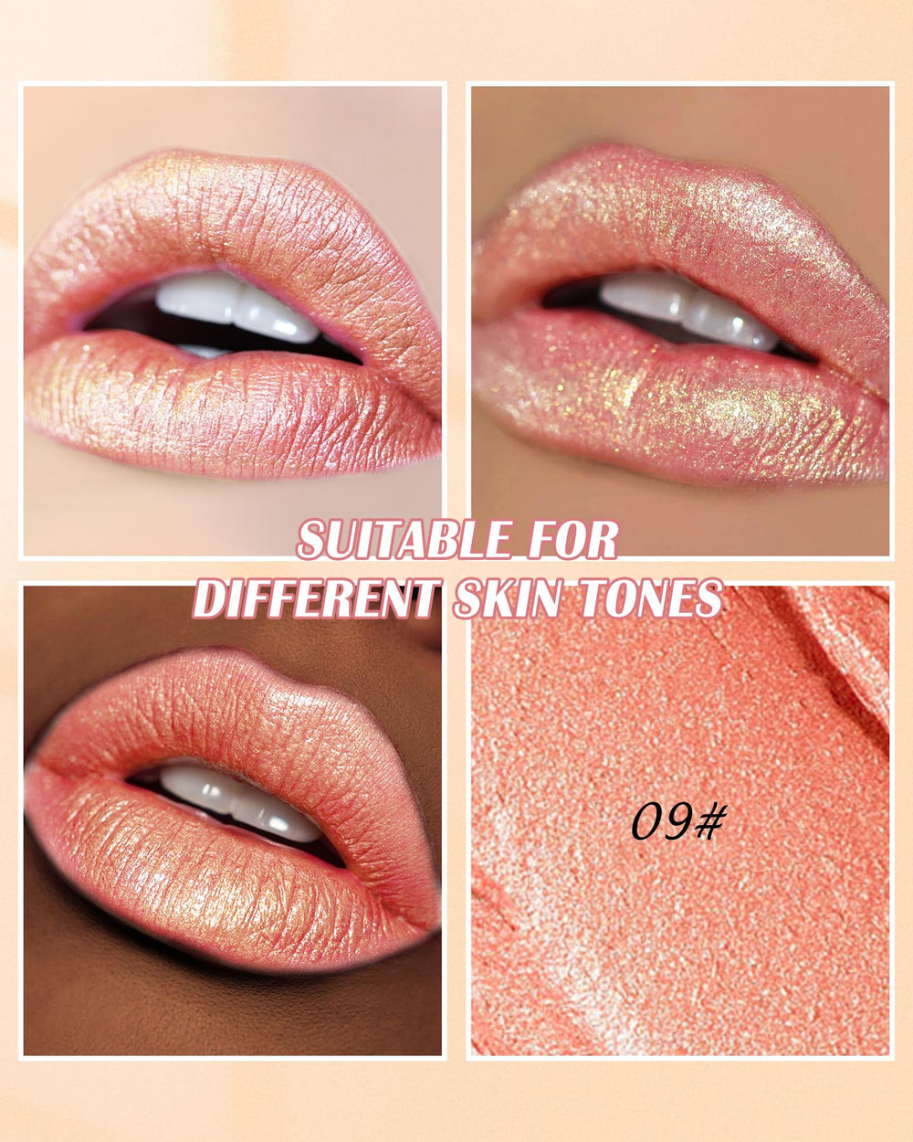 LYSdefeu open tube close-up showing creamy texture and shimmer glide