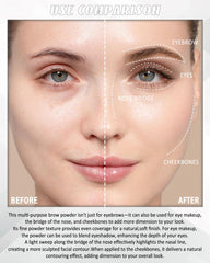 LYSdefeu open palette with mirror demonstrates on-the-go touch-ups