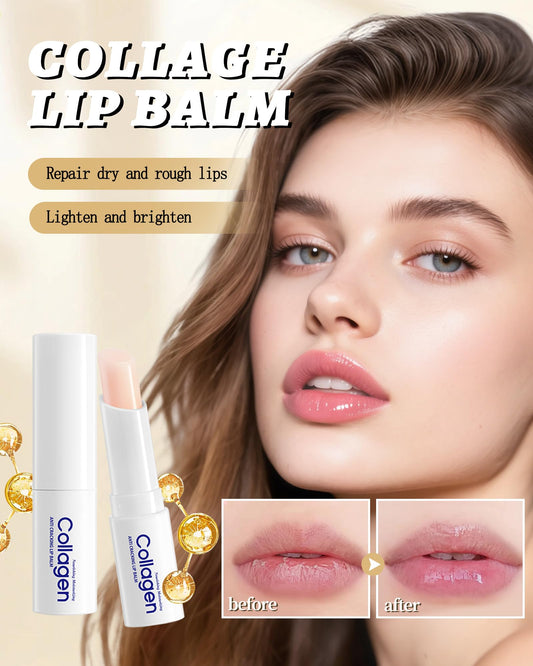 LYSdefeu close-up of balm tip and texture highlighting silky non-sticky formula for smooth lips