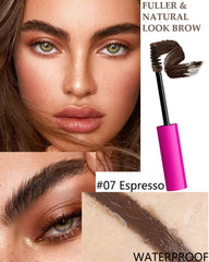 LYSdefeu brush with fibers close-up demonstrating thicker brow effect