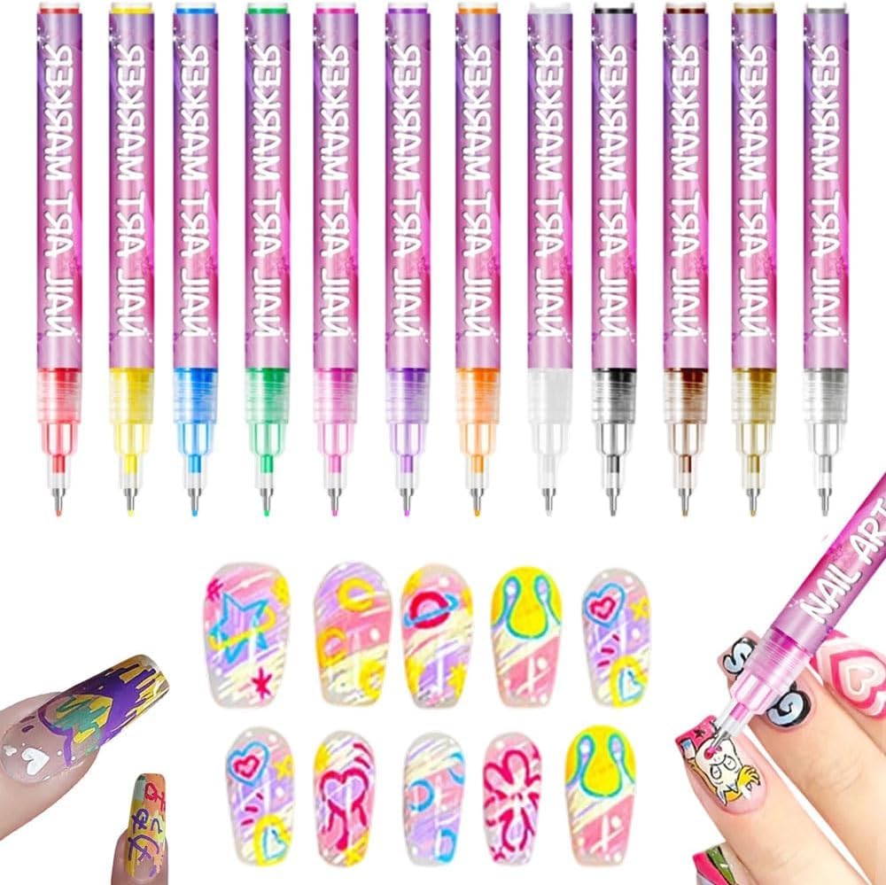 LZUPIKC pens at a manicure station for quick salon-style results