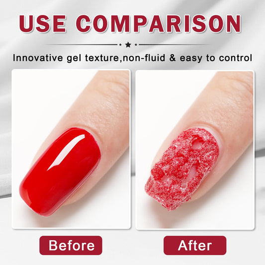 LZXLUKGIR gel texture close-up demonstrating precise application benefit