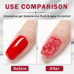 LZXLUKGIR gel texture close-up demonstrating precise application benefit