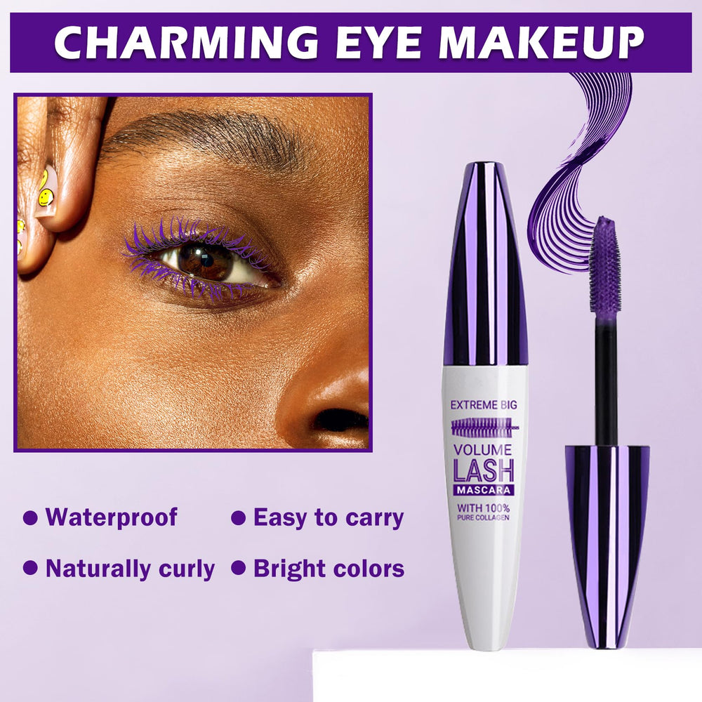 LZXLUKGIR colored eyeliner paired with mascara for defined eyes