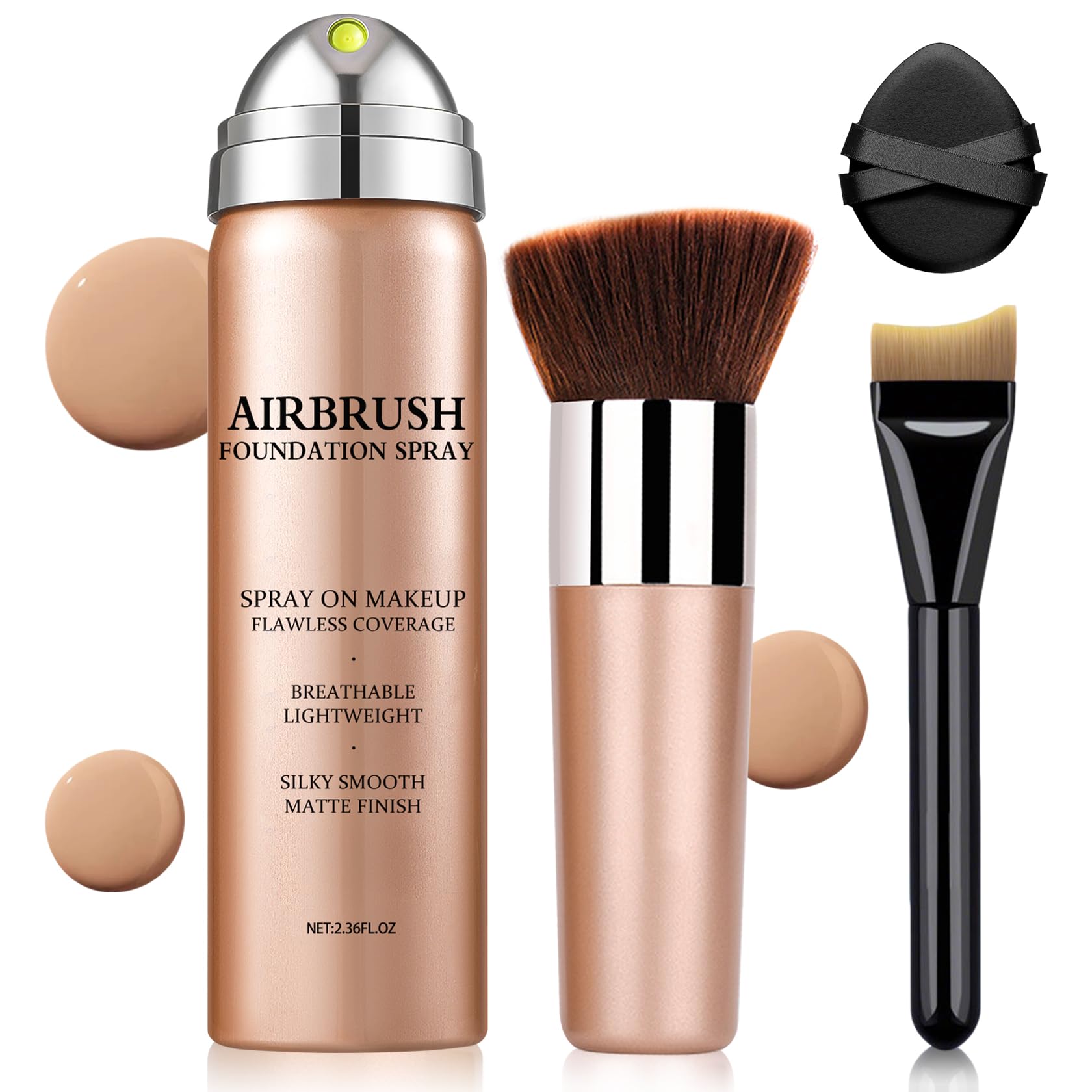 LZXLUKGIR front packaging showing shade and benefits for flawless coverage
