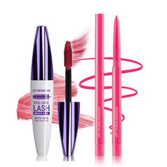 LZXLUKGIR front packaging showing pink mascara and eyeliner for coordinated color
