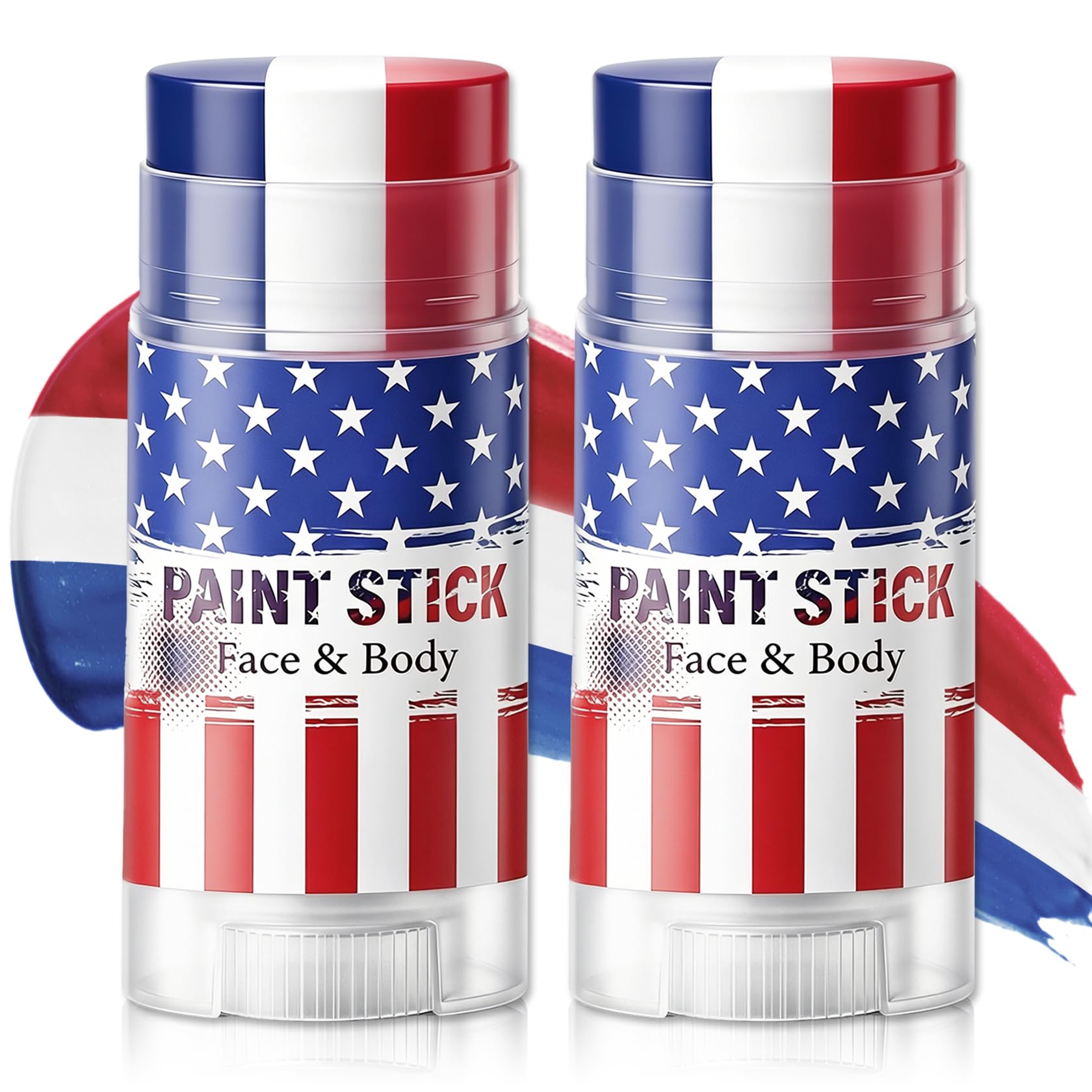 LZXLUKGIR front packaging showing patriotic paint sticks for quick application