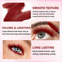 LZXLUKGIR lashes before and after close-up showing volume and length benefit