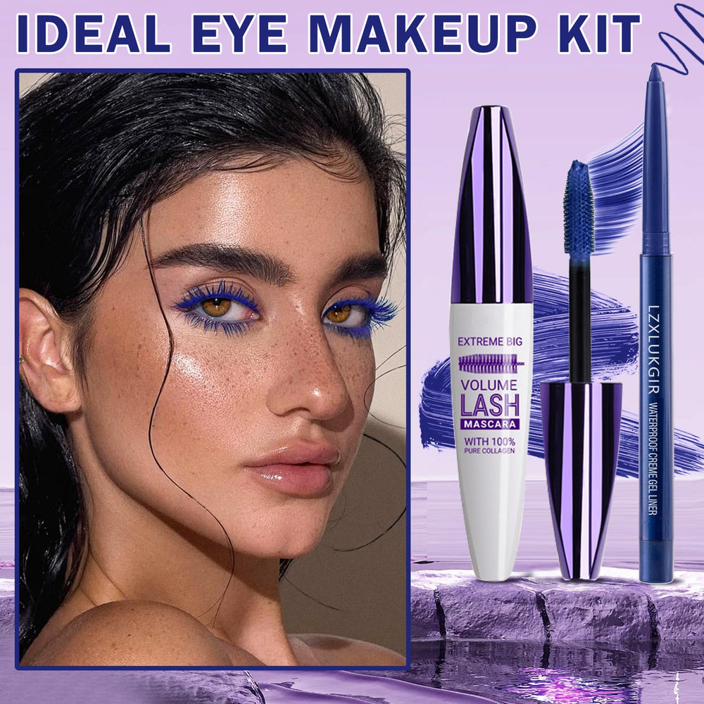 LZXLUKGIR lifestyle party look with blue eyes highlighted benefit striking appearance