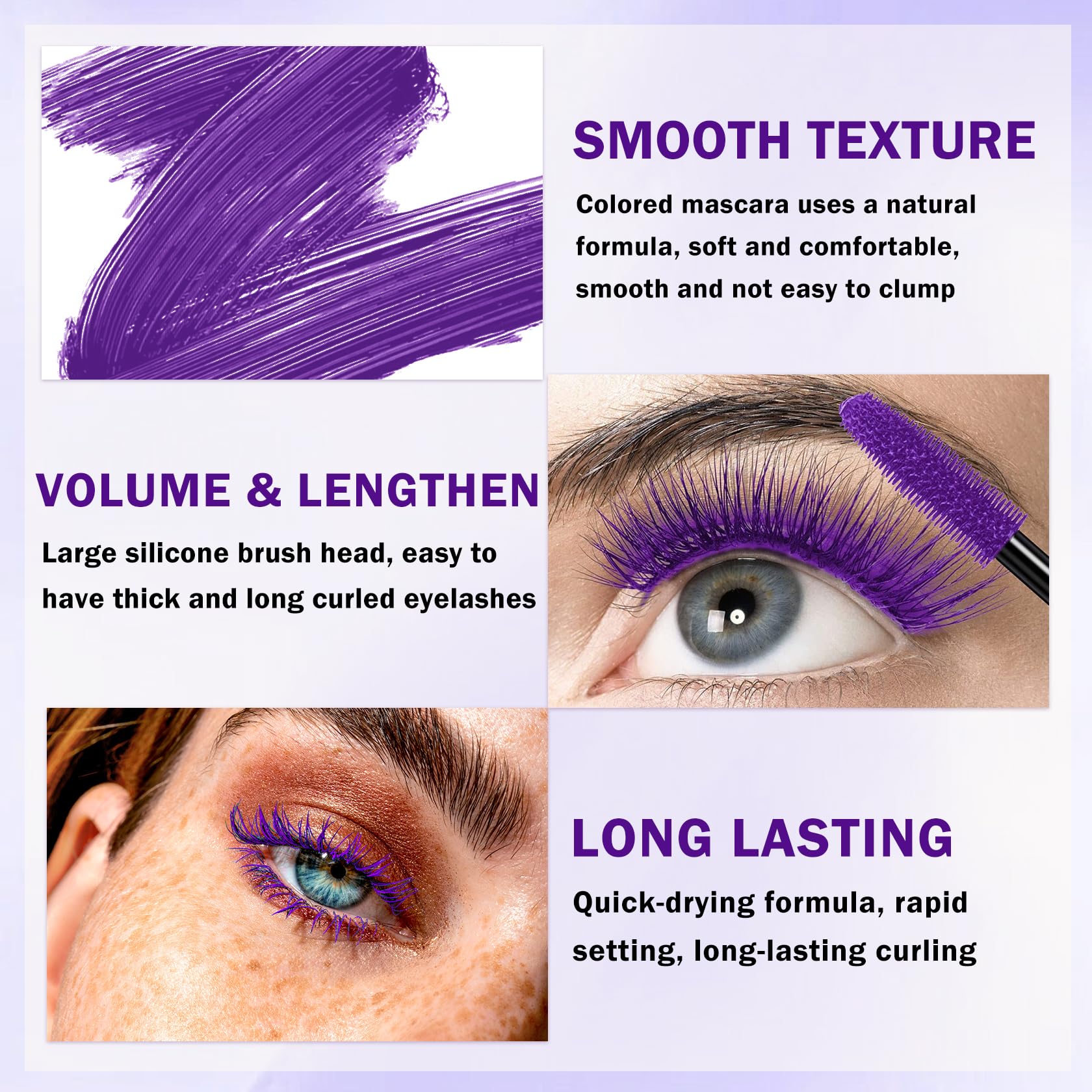 LZXLUKGIR open tube showing smooth mascara texture for layering