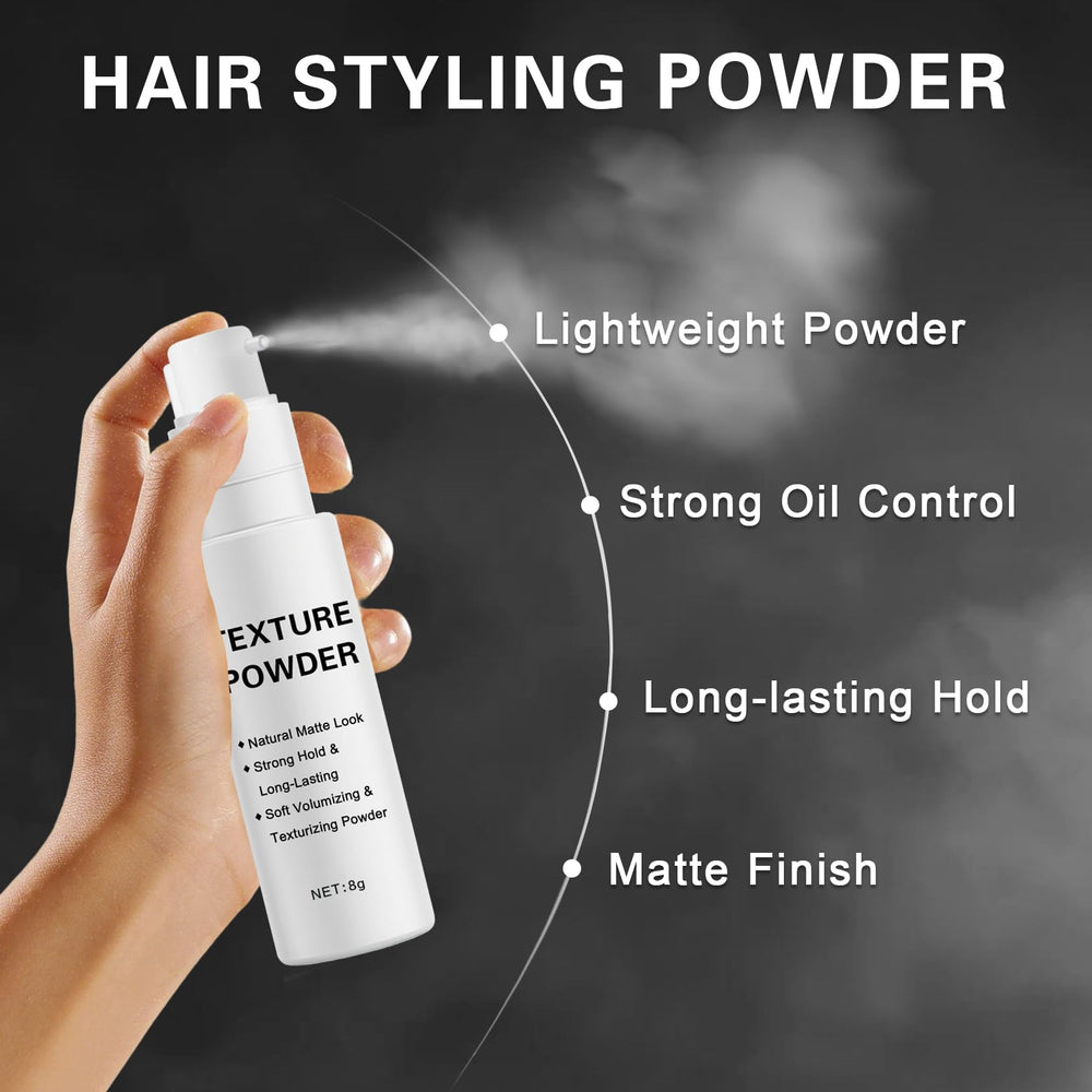 LZXLUKGIR fine powder texture swatch highlighting lightweight, oil‑absorbing benefits