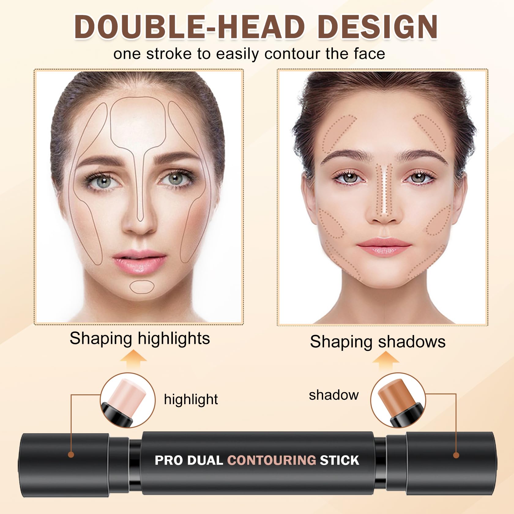 LZXLUKGIR pointed sponge tip for accurate blending and spot correction
