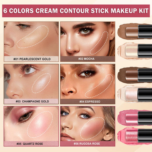 LZXLUKGIR close-up of cream stick texture highlighting smooth blendability
