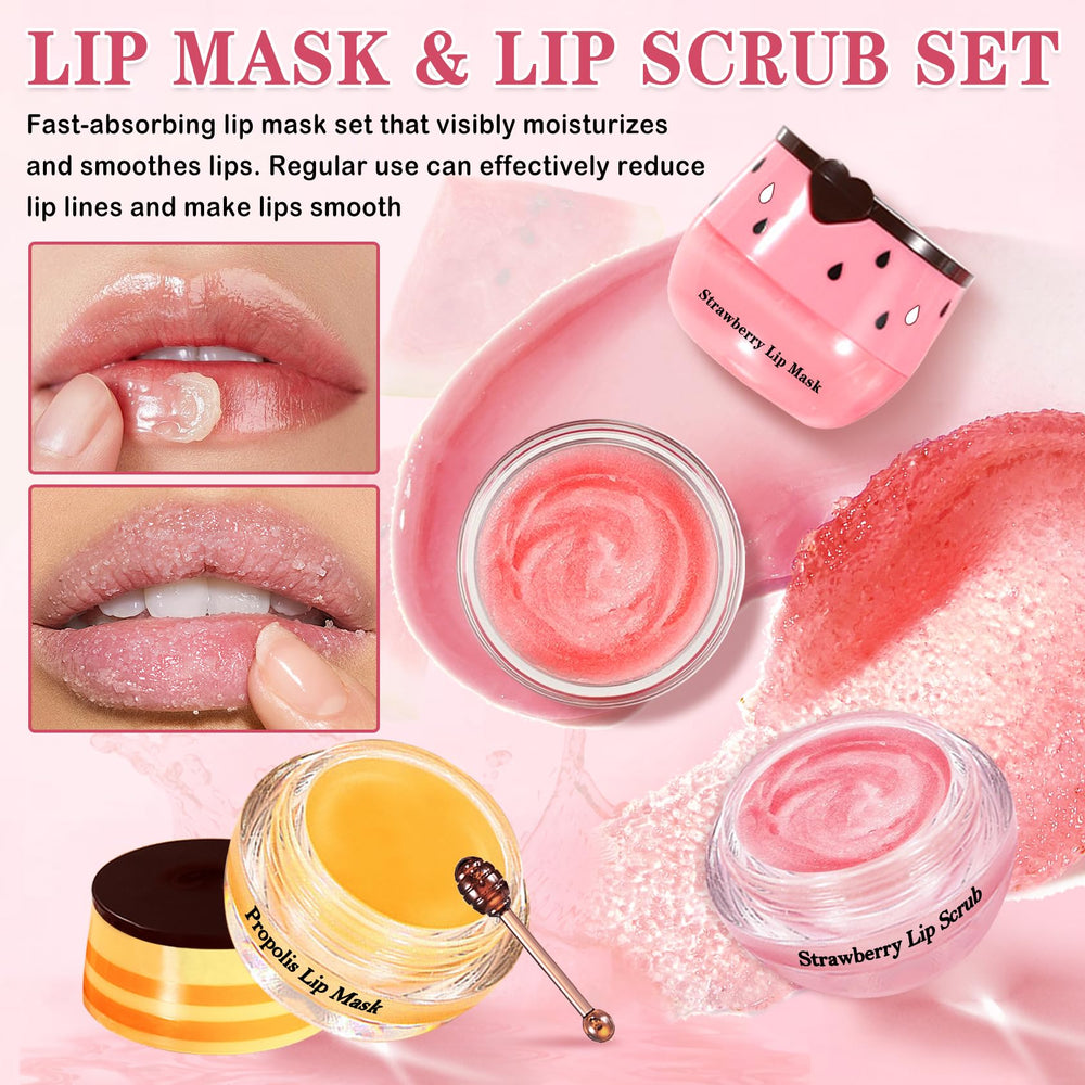 LZXLUKGIR close-up of strawberry scrub texture illustrating gentle exfoliation