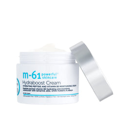 m-61 cream spread on hand demonstrating smooth application and immediate moisture