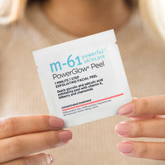 m-61 open pad soaked in solution highlighting convenience and single-step use