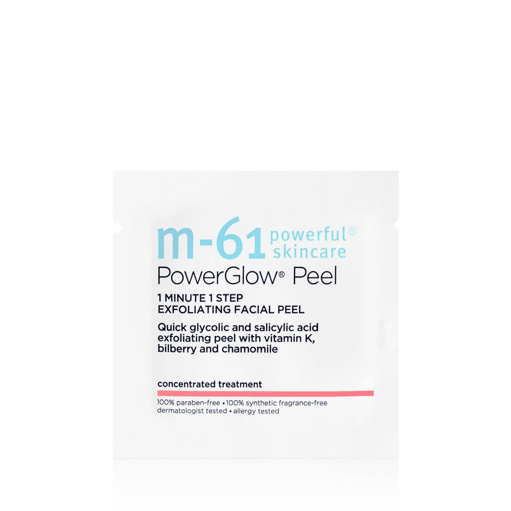 m-61 split view before and after showing improved texture and radiance
