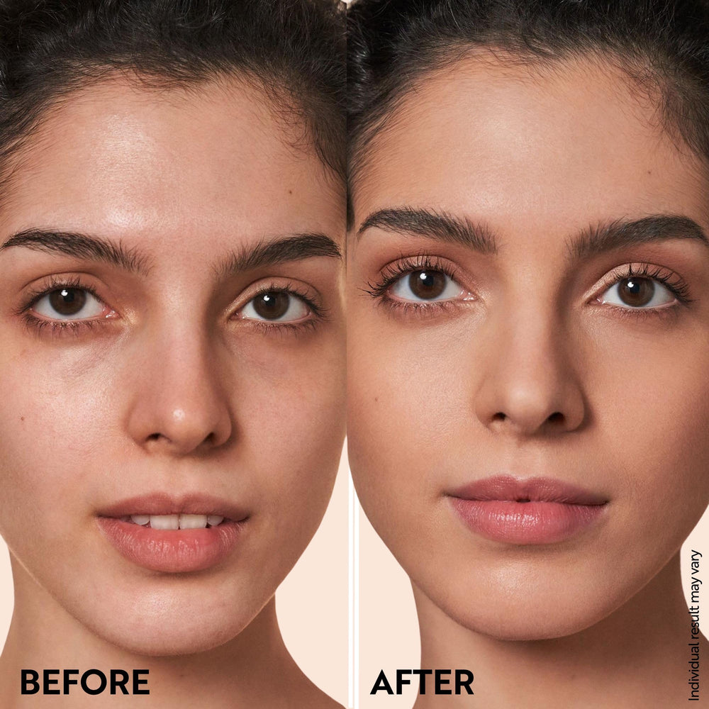 M. Asam mousse applied with a brush for smooth, even coverage