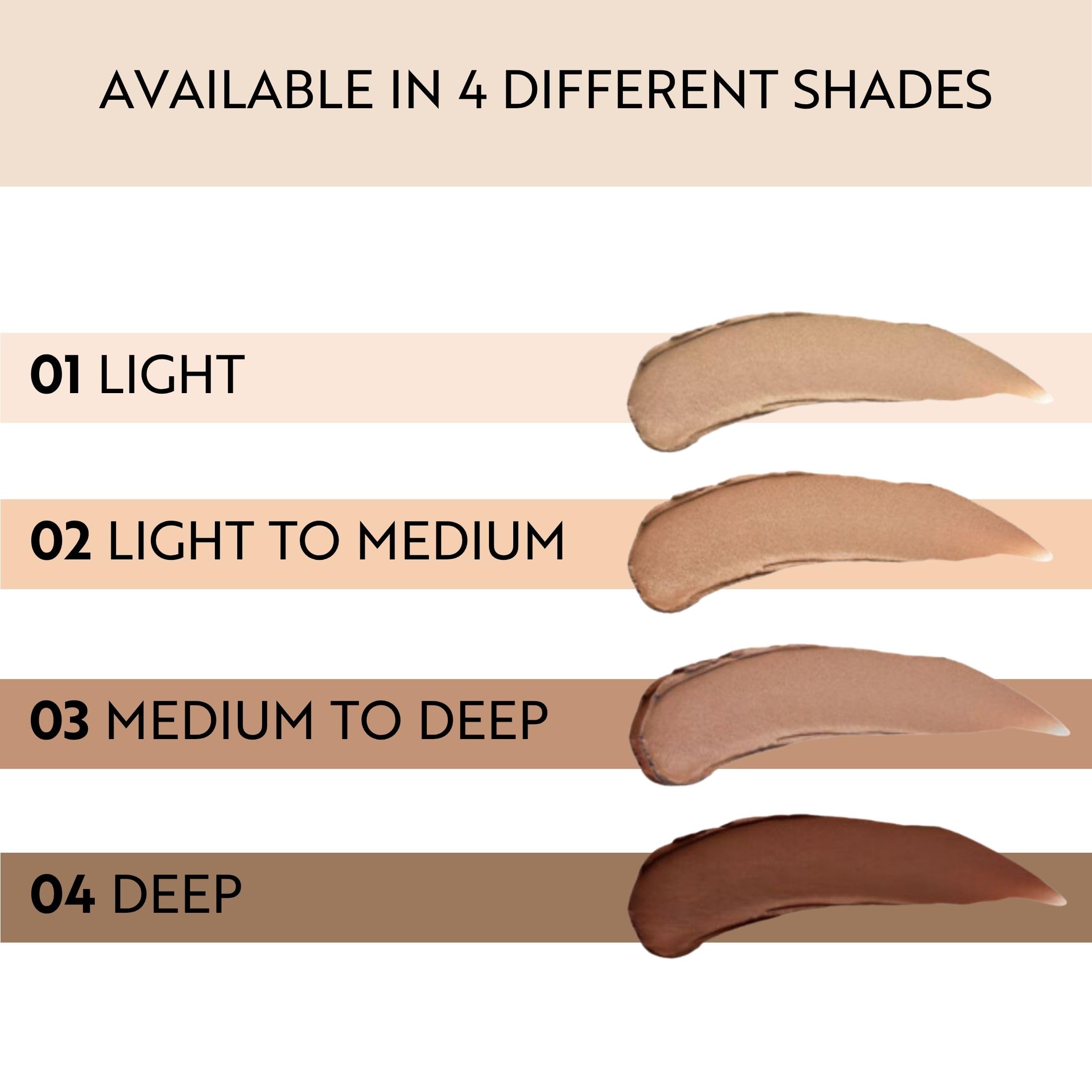 M. Asam blending mousse with sponge illustrating even application and pore-blurring benefit