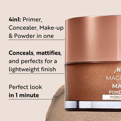 M. Asam closeup of mousse texture highlighting smooth, blendable finish